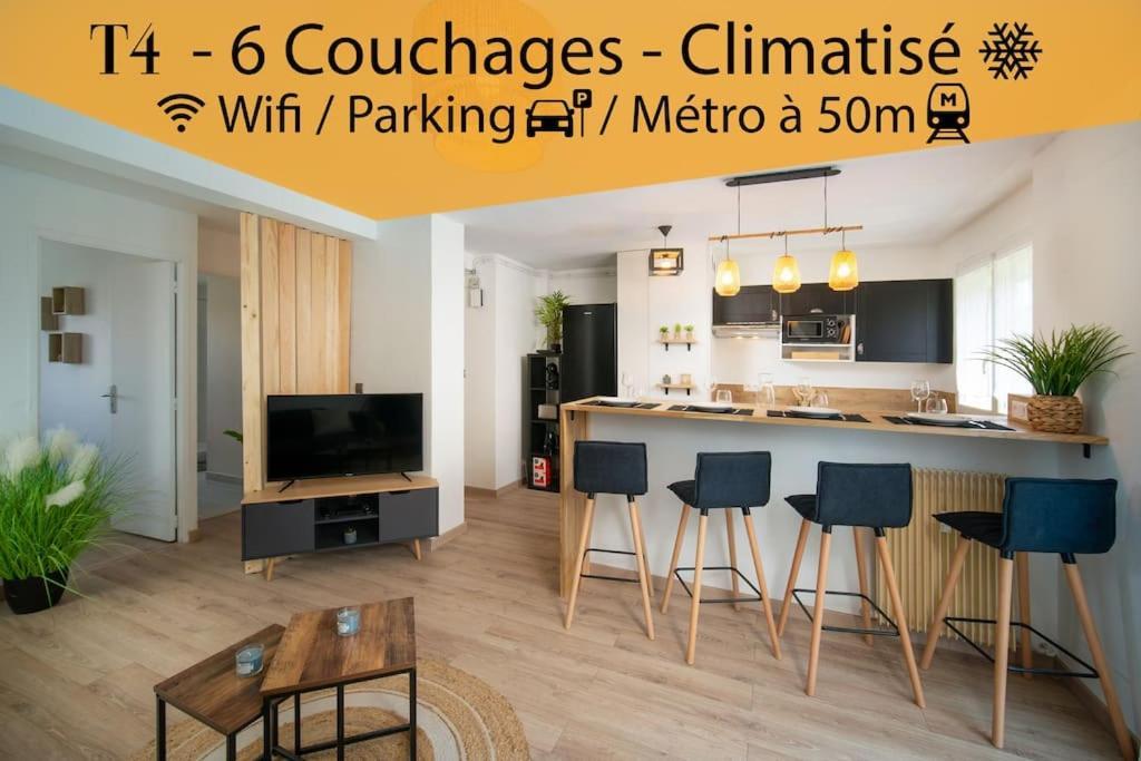 Fully Equipped Apartment With Parking 6 Beds Μασσαλία Εξωτερικό φωτογραφία